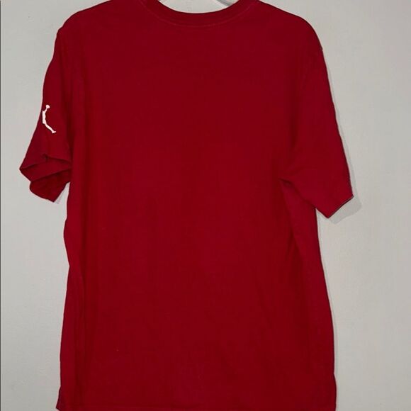 Jordan Red Short Sleeve Tee with Signature Style - Picture 8 of 9